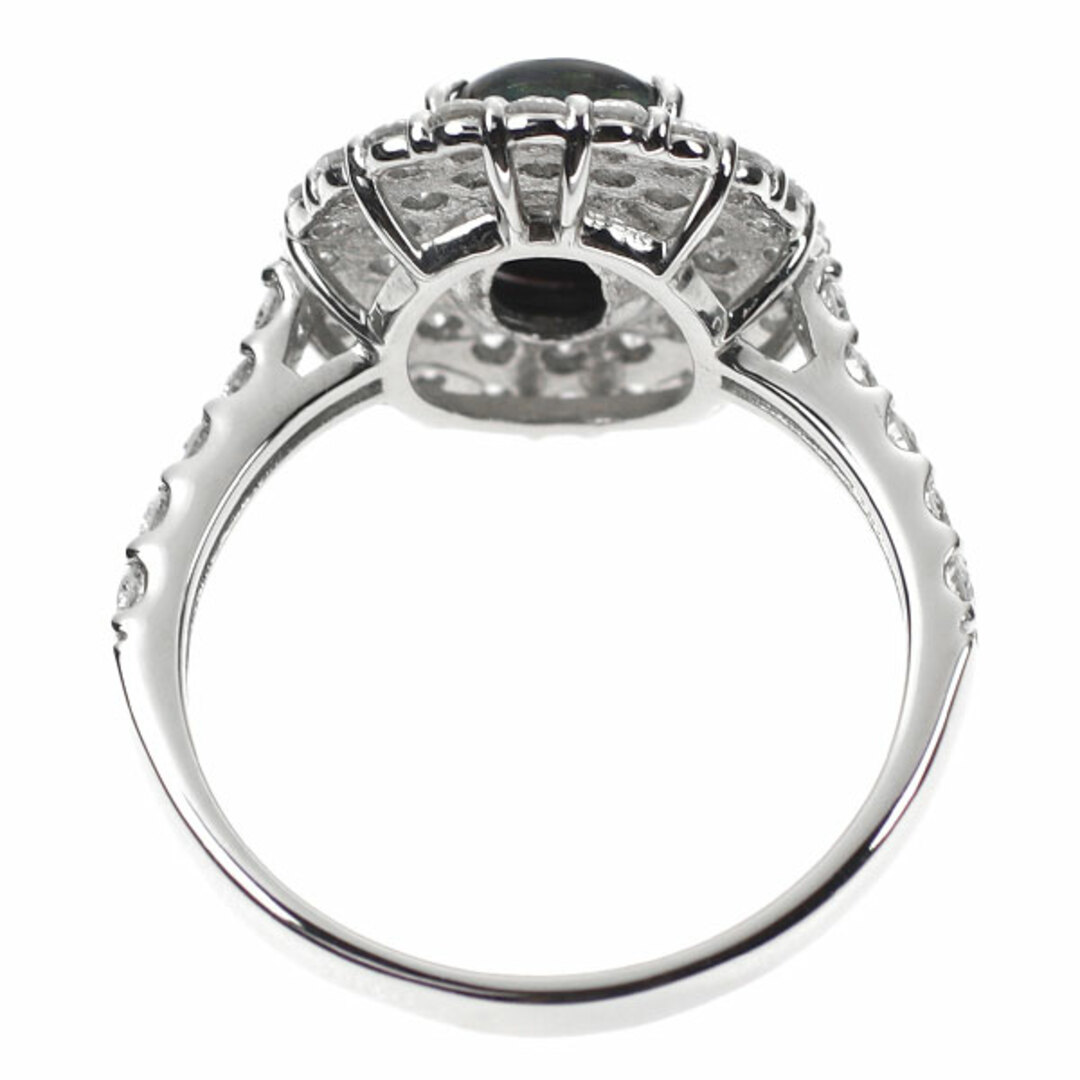 Pt950 ブラックオパール ダイヤモンド リング 1.01ct D0.99ct レディースのアクセサリー(リング(指輪))の商品写真