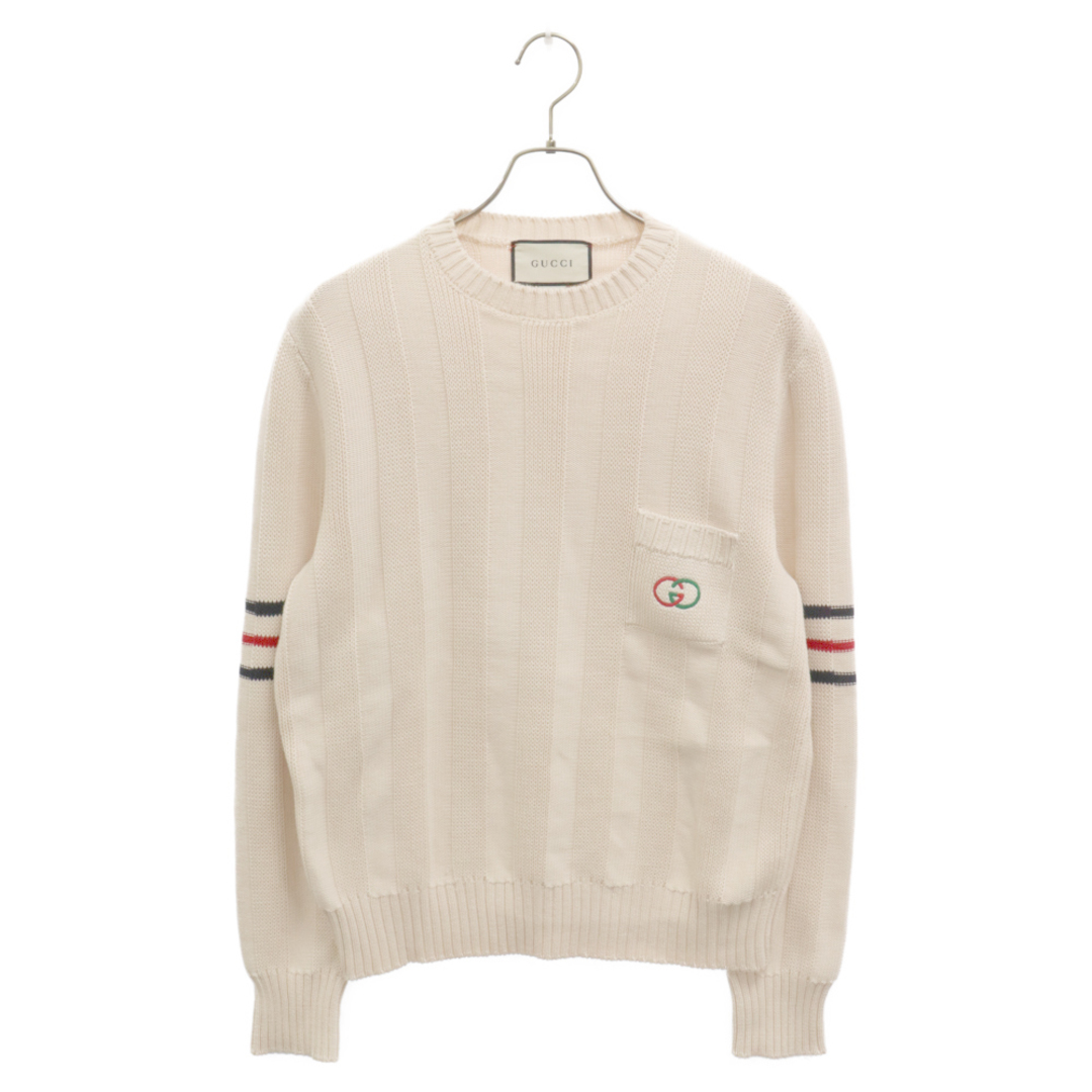 Gucci(グッチ)のGUCCI グッチ インターロッキングGクルーネックニット セーター ピンク 626068 レディースのトップス(ニット/セーター)の商品写真