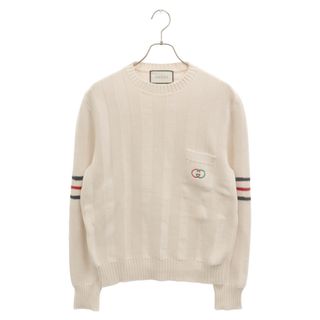 Gucci - GUCCI グッチ インターロッキングGクルーネックニット セーター ピンク 626068