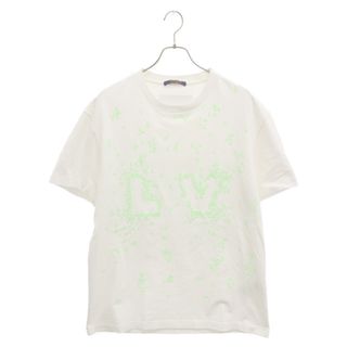 ルイヴィトン(LOUIS VUITTON)のLOUIS VUITTON ルイヴィトン 22AW RM222M NPL HNY14X LVスプレッドエンブロイダリー半袖Tシャツ ホワイト(Tシャツ/カットソー(半袖/袖なし))