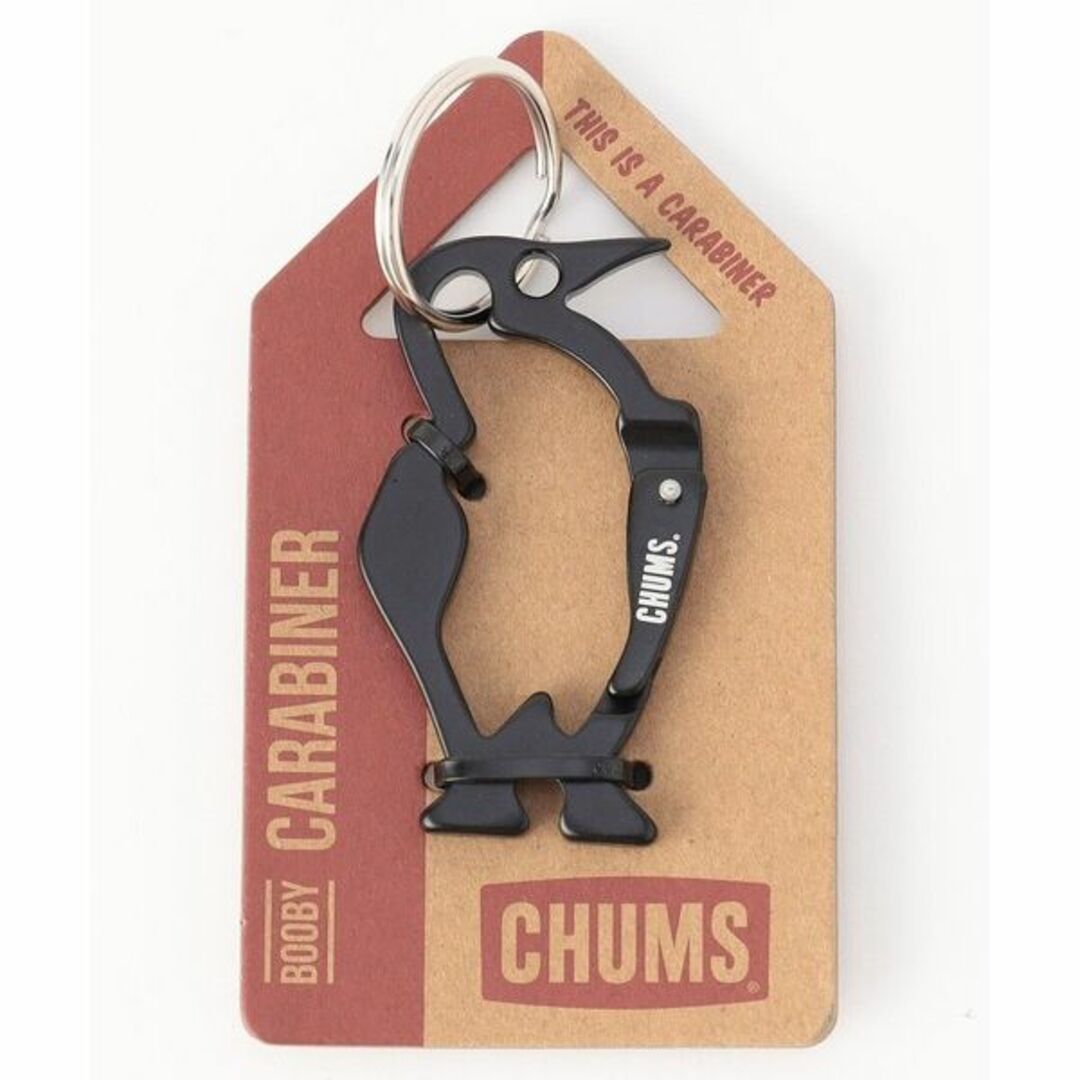 CHUMS(チャムス)のCHUMS　チャムス　ブービー カラビナ　キーホルダー　カラビナ　黒 スポーツ/アウトドアのアウトドア(登山用品)の商品写真