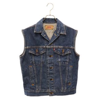 リーバイス(Levi's)のLevi's リーバイス VINTAGE USA製 60510‐0218 ノースリーブデニムジャケット ベスト インディゴ(ベスト)