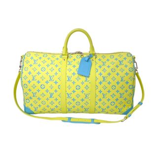 ルイヴィトン(LOUIS VUITTON)のLOUIS VUITTON ルイヴィトン M21869 キーポルバンドリエール50 モノグラムプレイグラウンド イエロー 美品 中古 61439(ボストンバッグ)