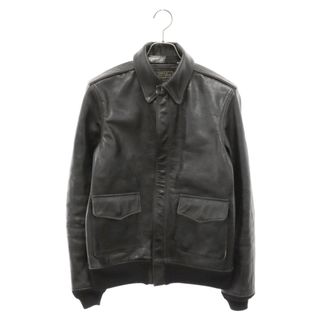 ワコマリア(WACKO MARIA)のWACKO MARIA ワコマリア 13AW TYPE A-2 LEATHER JACKET レザー フライトジャケット ブラック 13AW-LEA-07(フライトジャケット)