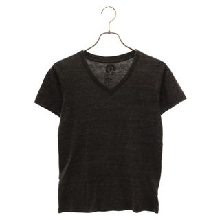 クロムハーツ(Chrome Hearts)のCHROME HEARTS クロムハーツ バック フレアプリント Vネック 半袖Tシャツ ブラック(Tシャツ/カットソー(半袖/袖なし))