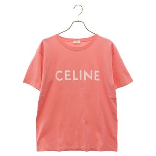 セリーヌ(celine)のCELINE セリーヌ 22AW ルーズフィット ロゴプリント半袖カットソー Tシャツ ピンク 2X681671Q(Tシャツ/カットソー(半袖/袖なし))