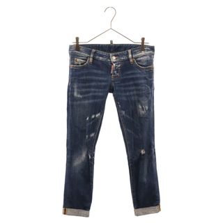 DSQUARED2 - DSQUARED2 ディースクエアード 17SS クラッシュリペア ダメージ 加工 インディゴ S75LA0658 S30342