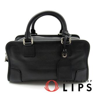 LOEWE - ロエベ アマソナ28  352.30.N03 カーフ レディースハンドバッグ
 ブラック【中古】