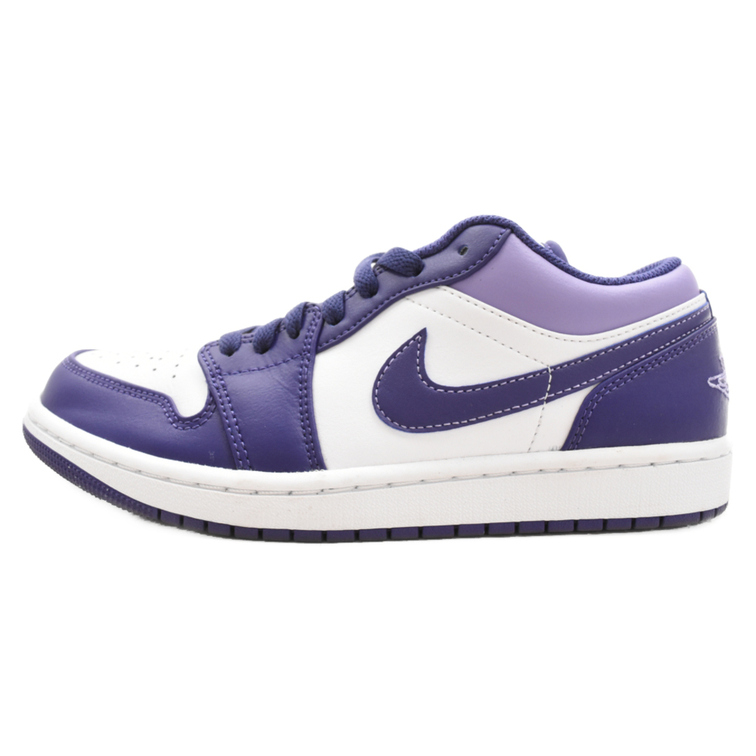 NIKE(ナイキ)のNIKE ナイキ WMS AIR JORDAN 1 LOW SKY J PURPLE-WHITE ウィメンズ エアジョーダンエアジョーダン1ロー ローカットスニーカー パープル/ホワイト 553558-515 US7/25cm レディースの靴/シューズ(スニーカー)の商品写真