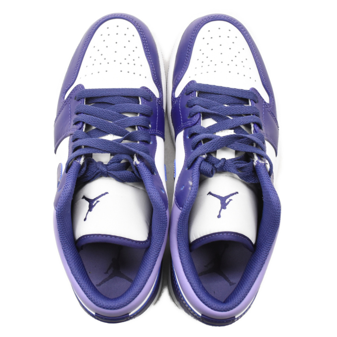 NIKE(ナイキ)のNIKE ナイキ WMS AIR JORDAN 1 LOW SKY J PURPLE-WHITE ウィメンズ エアジョーダンエアジョーダン1ロー ローカットスニーカー パープル/ホワイト 553558-515 US7/25cm レディースの靴/シューズ(スニーカー)の商品写真