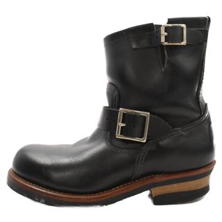 レッドウィング(REDWING)のREDWING レッドウイング SHORT ENGINEER 8インチ ショート エンジニアブーツ ブラック 2976 US7D/25.0cm(ブーツ)