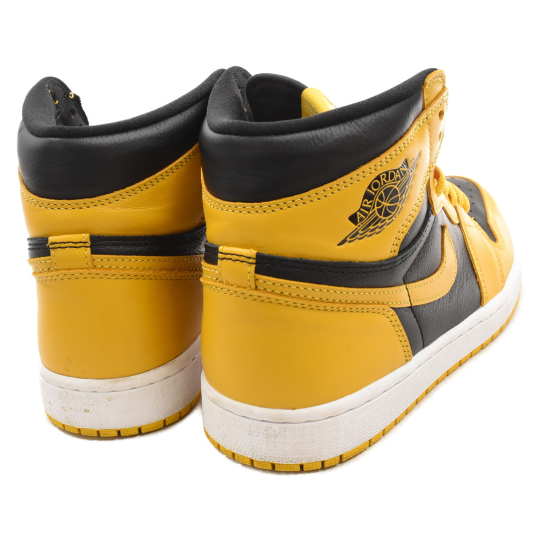 NIKE(ナイキ)のNIKE ナイキ AIR JORDAN 1 HIGH OG POLLEN エアジョーダン1 ハイ パラン ハイカットスニーカー ブラック/イエロー US9/27cm 555088-701 メンズの靴/シューズ(スニーカー)の商品写真