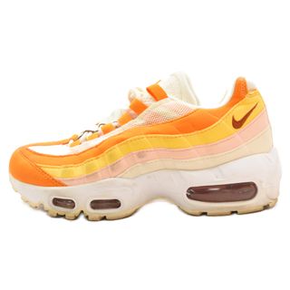 ナイキ(NIKE)のNIKE ナイキ AIR MAX 95 エア マックス ローカットスニーカー ホワイト/オレンジ US6.5/23.5cm 307960-114(スニーカー)