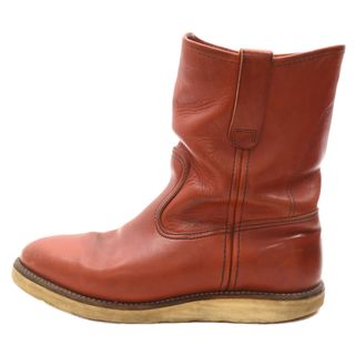 レッドウィング(REDWING)のRED WING レッド ウイング 90S 犬タグ アイリッシュセッター USA製 ペコスロングブーツ ブラウン 866(ブーツ)