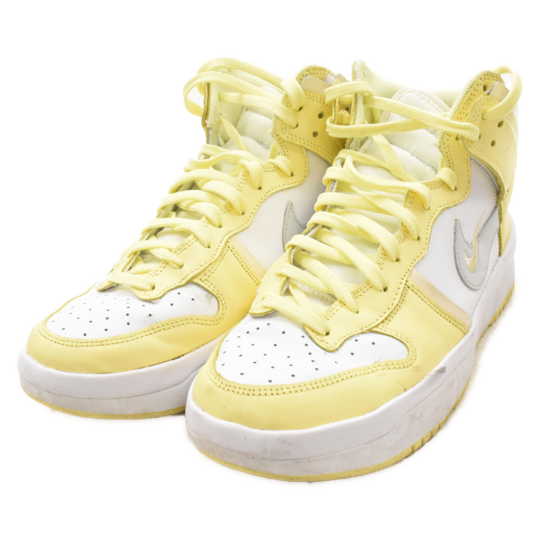 NIKE(ナイキ)のNIKE ナイキ WMNS DUNK HIGH UP ウィメンズ ダンク ハイ アップ ハイカットスニーカー ホワイト/イエロー US10.5/27.5cm DH3718-105 メンズの靴/シューズ(スニーカー)の商品写真