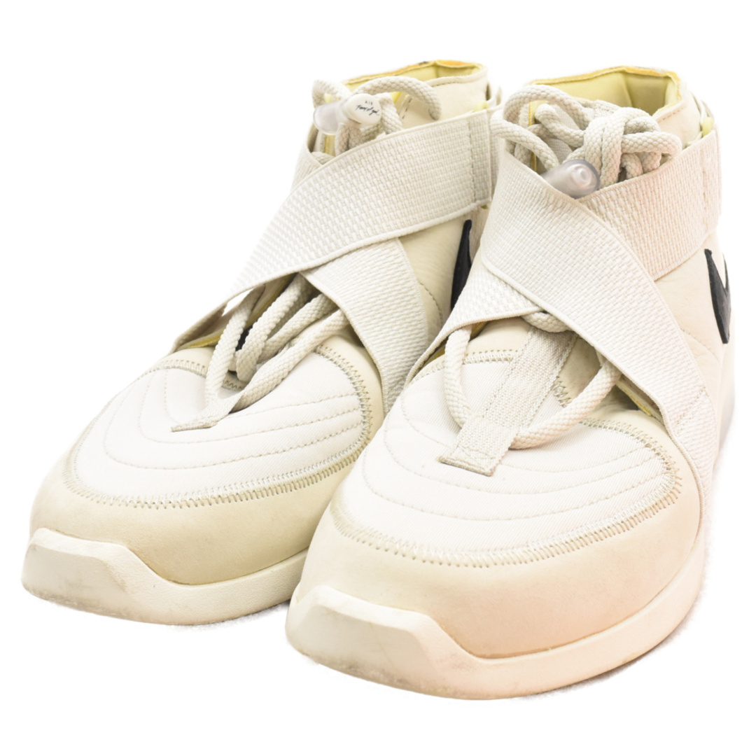 NIKE(ナイキ)のNIKE ナイキ ×FEAR OF GOD AIR RAID LIGHT BONE×フィアオブゴッド エア レイド ライト ボーン ミッドカットスニーカー グレー US9.5/27.5cm AT8087-001 メンズの靴/シューズ(スニーカー)の商品写真