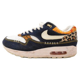 ナイキ(NIKE)のNIKE ナイキ AIR MAX 1 WASHED DARK BLUE エアマックス1 ウォッシュドダークブルー ローカットスニーカー ブルー US9.5/27.5cm FJ4452-432(スニーカー)