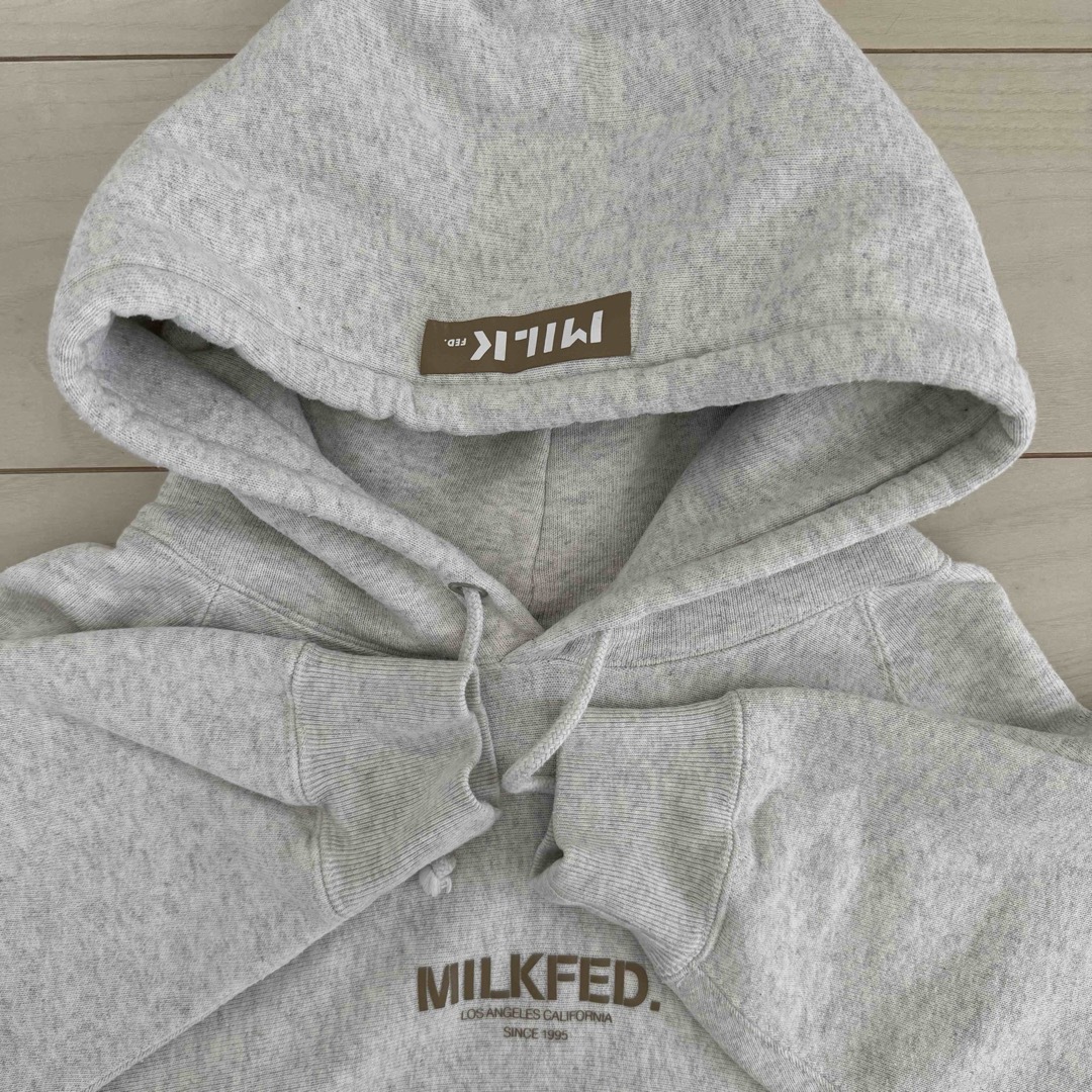 MILKFED.(ミルクフェド)のMILKFED Champion コラボパーカー レディースのトップス(パーカー)の商品写真