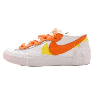 ナイキ(NIKE)のNIKE ナイキ ×sacai BLAZER LOW MAGMA ORANGE サカイ ブレザー ローカットスニーカー ホワイト/オレンジ DD1877-100 US9.5(スニーカー)