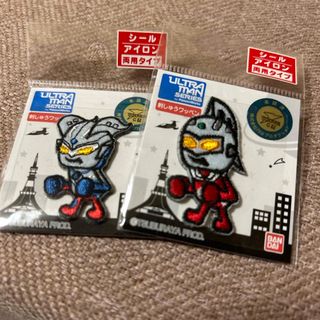 バンダイ(BANDAI)の新品　ウルトラマン　ウルトラセブンとウルトラマンゼロ　ワッペン(各種パーツ)