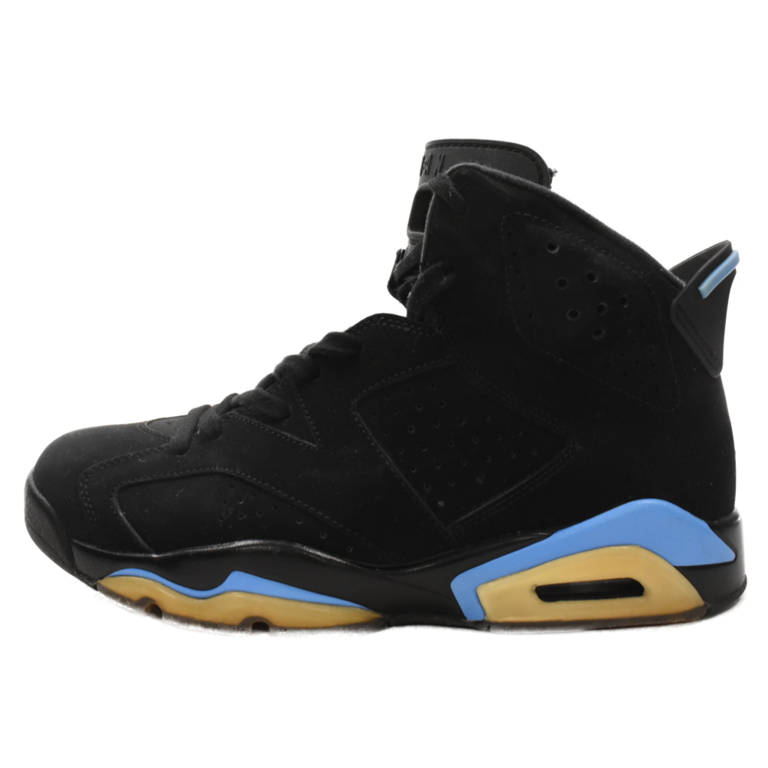 NIKE(ナイキ)のNIKE ナイキ AIR JORDAN 6 RETRO UNC エアジョーダンレトロ ハイカットスニーカー ブラック US10 384664-006 メンズの靴/シューズ(スニーカー)の商品写真