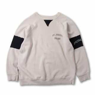 チャンピオン(Champion)のXL 80s ビンテージ チャンピオン 青タグ スウェット 前V 2トーン XL(スウェット)