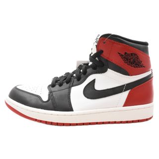 ナイキ(NIKE)のNIKE ナイキ AIR JORDAN1 RETRO HIGH OG 2013 エアジョーダン1 ハイカットスニーカー つま黒 ブラック/レッド US9 555088-184(スニーカー)