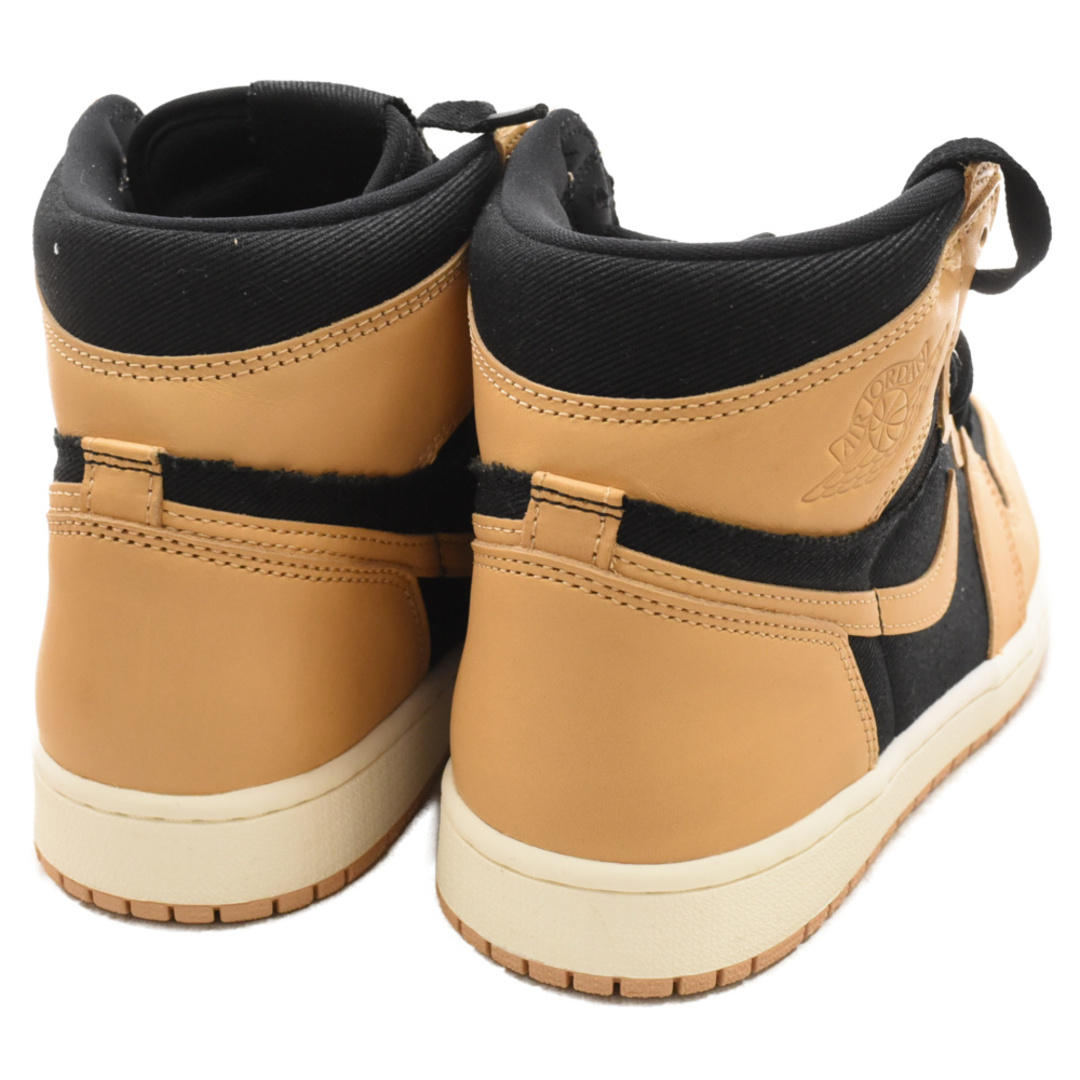 NIKE(ナイキ)のNIKE ナイキ AIR JORDAN 1 RETRO HIGH OG Vachetta Tan エアジョーダン1 レトロ ハイ バケッタ タン ハイカットスニーカー ブラック/ベージュ US8.5/26.5cm 555088-202 メンズの靴/シューズ(スニーカー)の商品写真