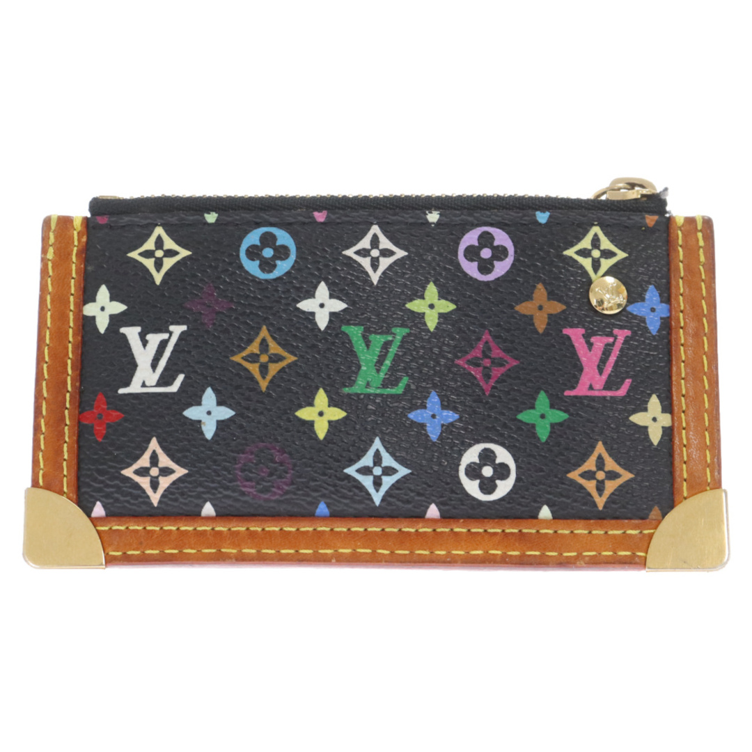 LOUIS VUITTON(ルイヴィトン)のLOUIS VUITTON ルイヴィトン ポシェットクレ モノグラム コインケース キーリング マルチカラー M92654 CA0073 メンズのファッション小物(コインケース/小銭入れ)の商品写真