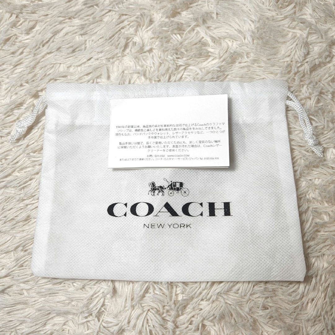 COACH(コーチ)の美品 COACH コーチ Cロゴ シグネチャー バイカラー PVC 三つ折り レディースのファッション小物(財布)の商品写真