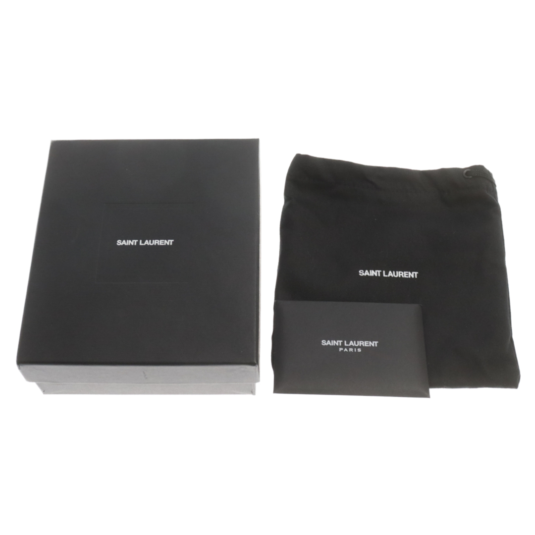 Saint Laurent(サンローラン)のSAINT LAURENT PARIS サンローランパリ モノグラム コンパクト ラウンドファスナー 二つ折り財布 レッド 403723 メンズのファッション小物(折り財布)の商品写真