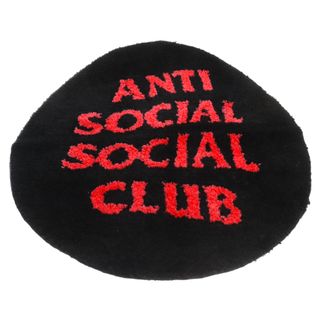 ANTI SOCIAL SOCIAL CLUB - ANTI SOCIAL SOCIAL CLUB アンチソーシャルソーシャルクラブ NO SHOES INSIDE BLACK RUG ノー シューズ インサイド ラグ ロゴ刺繍 カーペット 絨毯 ブラック