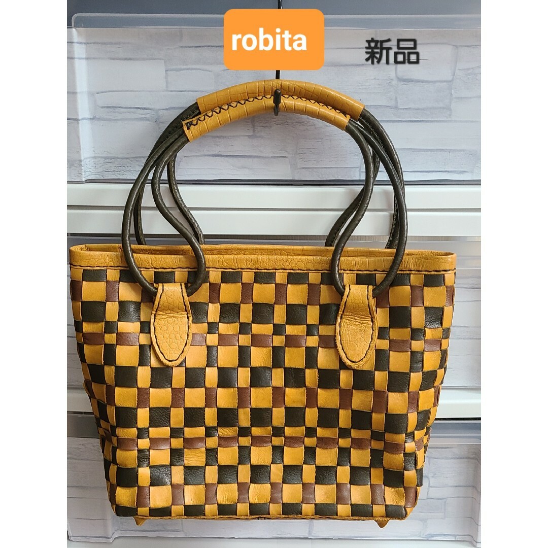 robita(ロビタ)の《robita ・ロビタ》tone メッシュレザートートバッグ TN-052L レディースのバッグ(トートバッグ)の商品写真