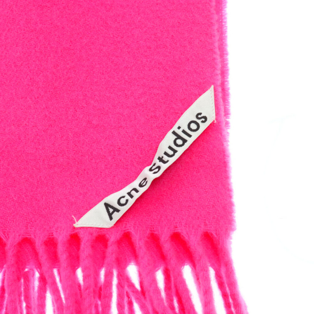 Acne Studios(アクネストゥディオズ)のAcne Studios アクネ ストゥディオズ ウール フリンジ マフラー ピンク レディースのファッション小物(マフラー/ショール)の商品写真