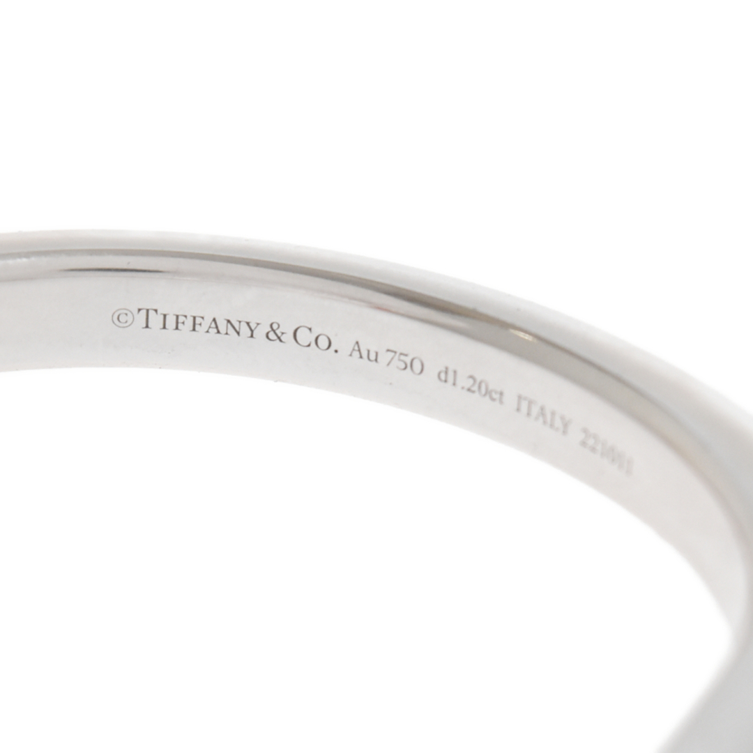 Tiffany & Co.(ティファニー)のTIFFANY & Co. ティファニー K18WG ロックバングル ハーフ パヴェ ダイヤモンド ホワイトゴールド d1.20ct メンズのアクセサリー(ブレスレット)の商品写真