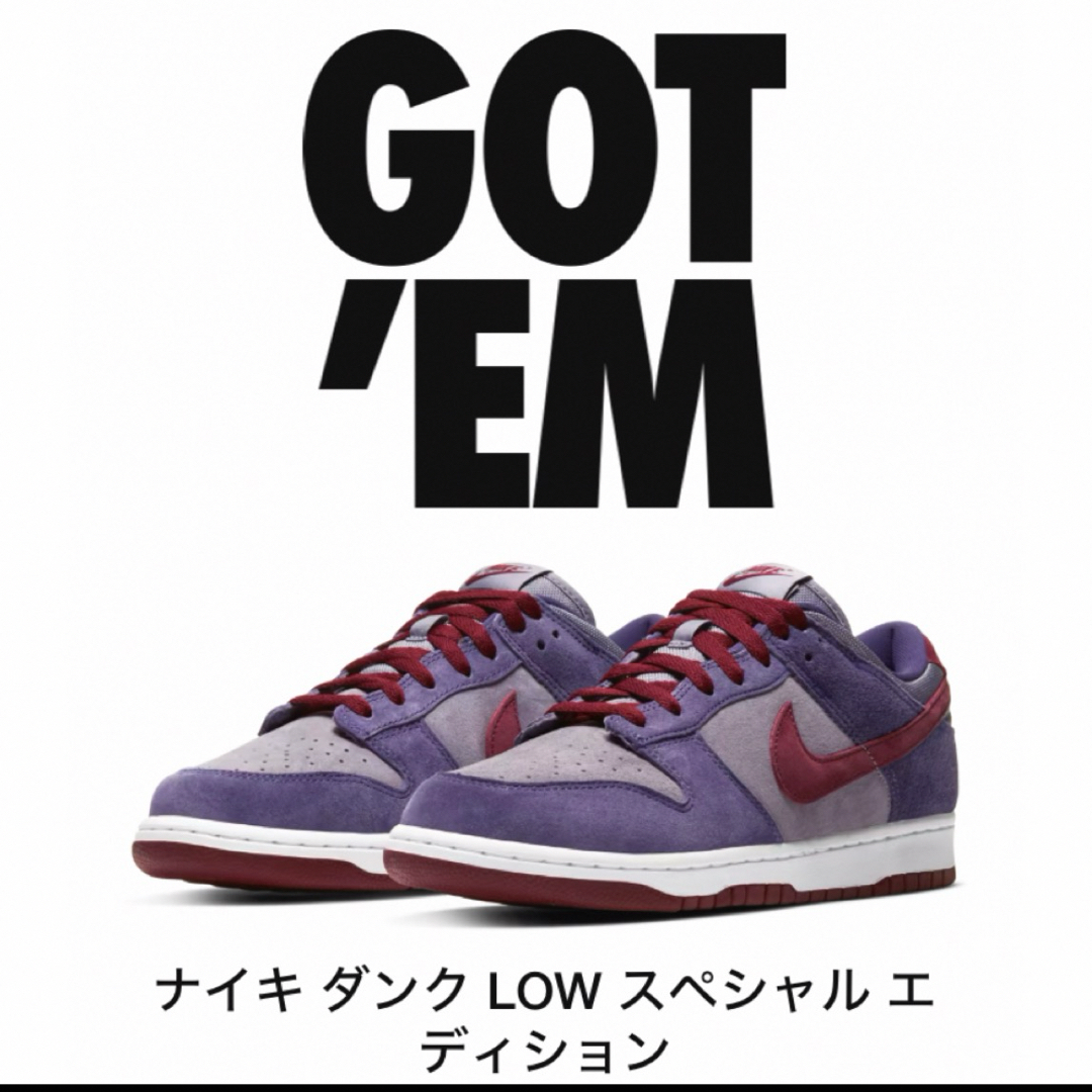 NIKE(ナイキ)のNike Dunk Low "Plum" スペシャルエディション 27.0 メンズの靴/シューズ(スニーカー)の商品写真