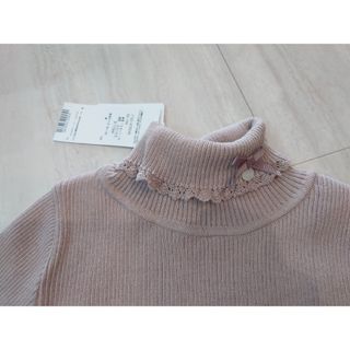 タルティーヌ エ ショコラ(Tartine et Chocolat)の【タグ付き】タルティーヌエショコラ　110cm　タートルネック(Tシャツ/カットソー)