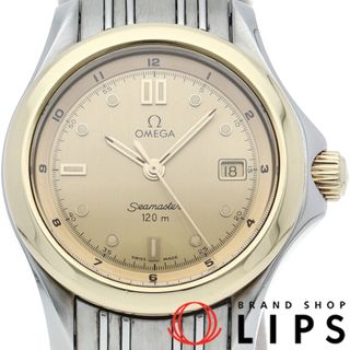 オメガ(OMEGA)のオメガ シーマスター 120M クォーツ 26mm SeaMaster 120M Quartz 26mm 2371.10 K18YG/SS レディース時計 シャンパンカラー 仕上げ済 美品 【中古】(腕時計)