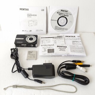 ペンタックス(PENTAX)のペンタックス　オプティオ　E85 デジタルカメラ　美品　Camera　セット(コンパクトデジタルカメラ)