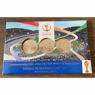 2002 FIFA ワールドカップ記念  500円  ３種類(貨幣)