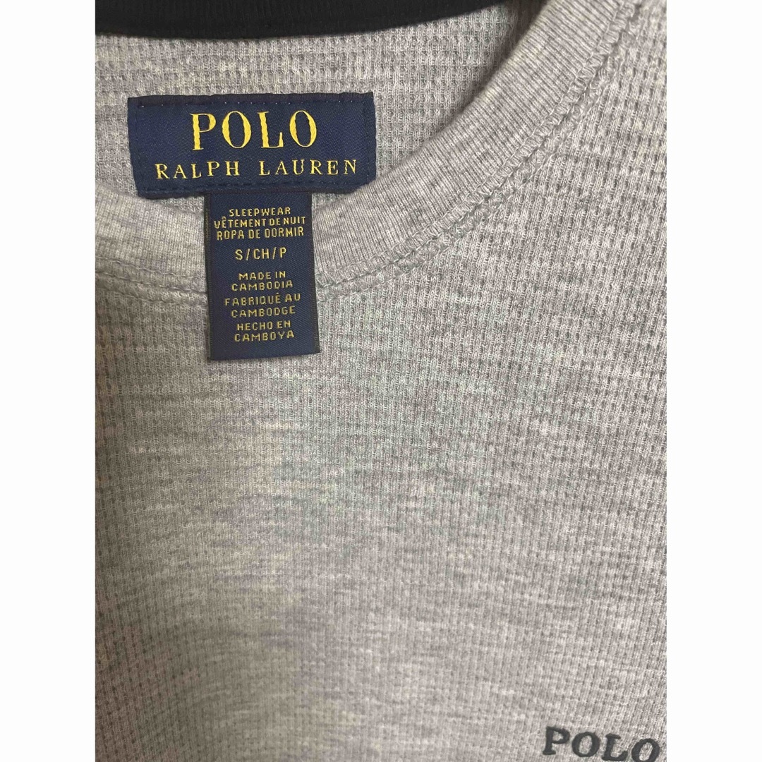 POLO RALPH LAUREN(ポロラルフローレン)のPOLO  ラルフローレン【ワッフル素材】長袖Tシャツ　Sサイズ メンズのトップス(Tシャツ/カットソー(七分/長袖))の商品写真