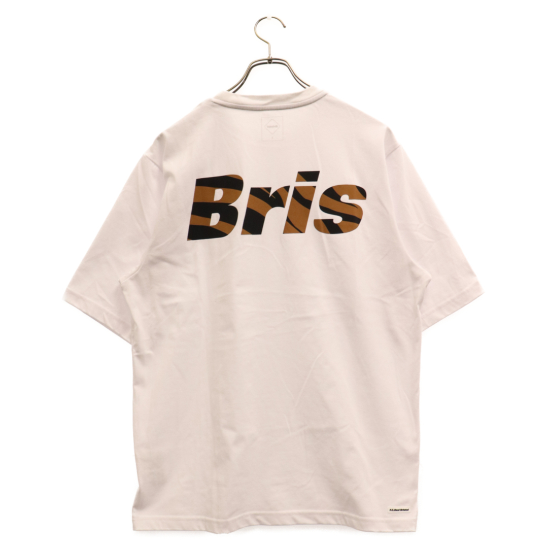 F.C.R.B.(エフシーアールビー)のF.C.R.B./F.C.Real Bristol/FCRB エフシーアールビー/エフシーレアルブリストル 23SS BIG LOGO BAGGY TEE ビッグロゴバギー半袖Tシャツ ゼブラ柄 ホワイト FCRB-232089 メンズのトップス(Tシャツ/カットソー(半袖/袖なし))の商品写真