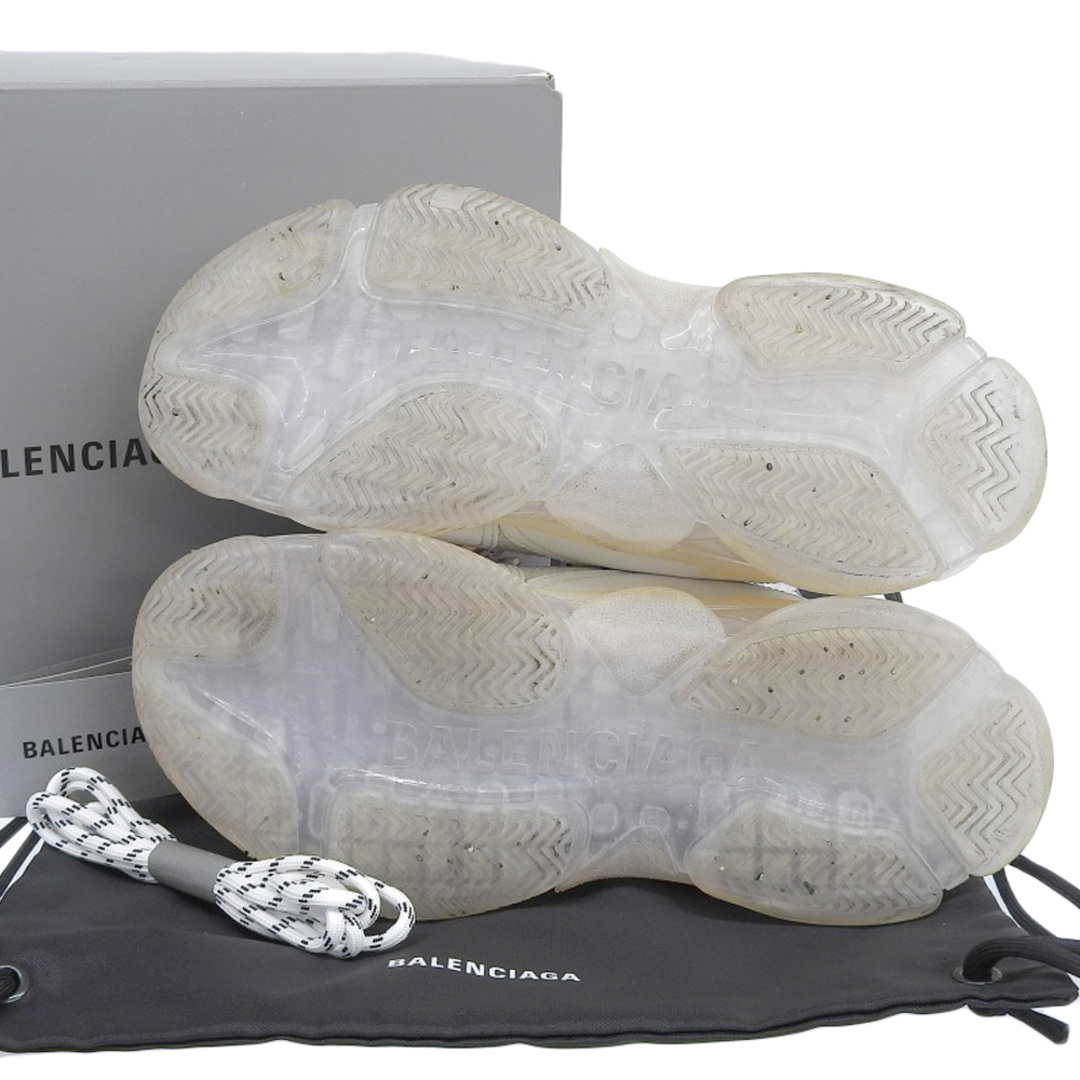Balenciaga(バレンシアガ)のバレンシアガ BALENCIAGA バレンシアガ トリプルS ローカットスニーカー クリアソール シューズ メンズ ホワイト 27cm 541624 7(UK) メンズの靴/シューズ(スニーカー)の商品写真