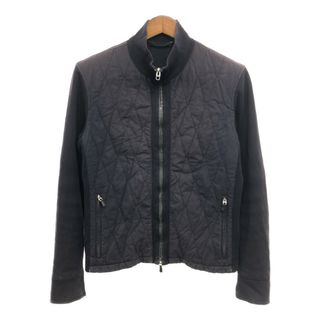 エルメネジルドゼニア(Ermenegildo Zegna)の【B品】 Ermenegildo Zegna エルメネジルドゼニア 中綿ジャケット ニット切り替え ダブルジップ ネイビー (メンズ 50) 中古 古着 Q0811(その他)