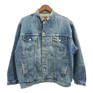 ギャップ(GAP)の【B品】 90年代 OLD GAP ギャップ Gジャン デニムジャケット インディゴブルー (メンズ LARGE) 中古 古着 Q0814(Gジャン/デニムジャケット)