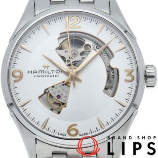 Hamilton - ハミルトン ジャズマスター オープンハート オートマチック 42mm Jazzmaster Open Heart H327050/H32705151 箱 保証書 SS メンズ時計 シルバー 仕上げ済 美品 【中古】