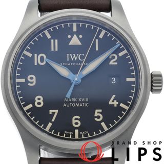 IWC - インターナショナルウォッチカンパニー パイロットウォッチ マーク 18 ヘリテージ Pilot Watch Mark 18 Heritage IW327006 箱 保証書 チタン/革 メンズ時計 ブラック 美品 【中古】