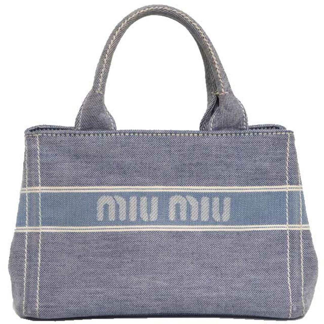 MIU MIU - ミュウミュウ MIUMIU ロゴデニム スモール MIU MIU - ミュウミュウ MIUMIU ロゴデニム スモール