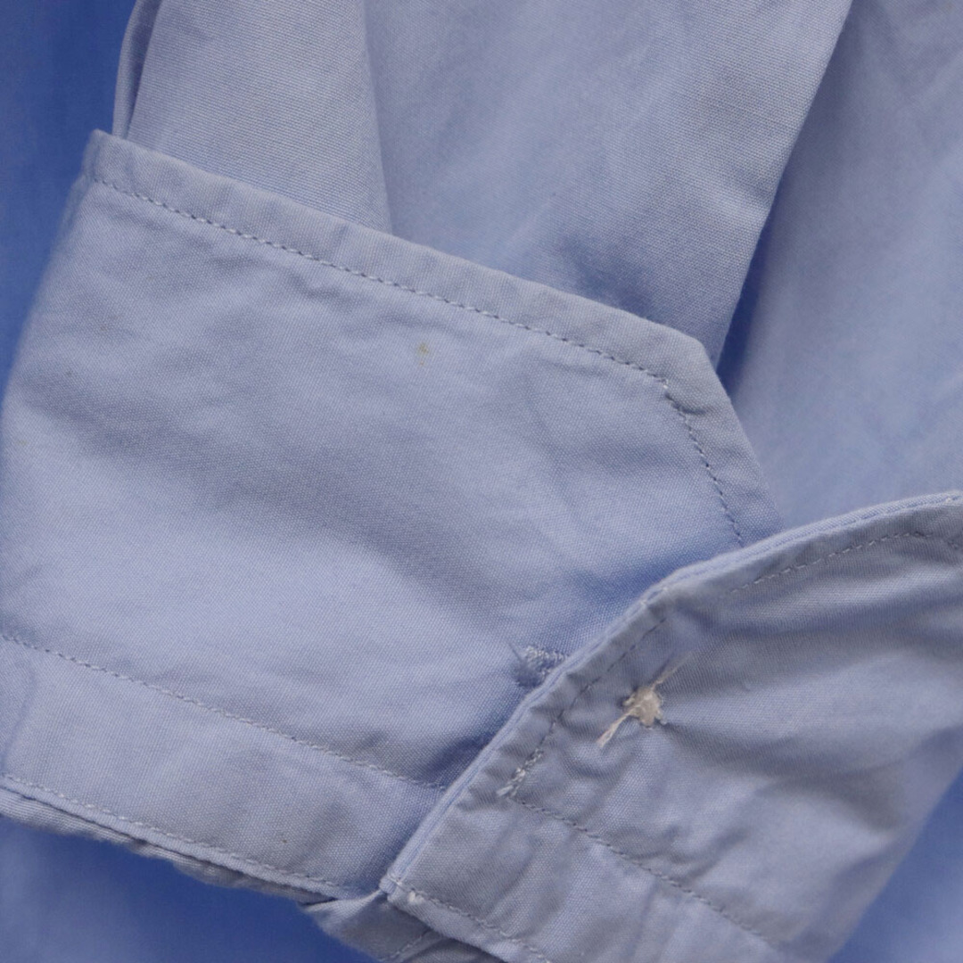 UNITED ARROWS(ユナイテッドアローズ)のUNITED ARROWS ユナイテッドアローズ バンドカラー 長袖シャツ ブルー メンズのトップス(シャツ)の商品写真