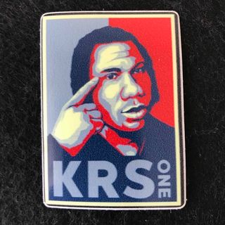 ヒップホップ ステッカー KRS ONE HIPHOP (シール)